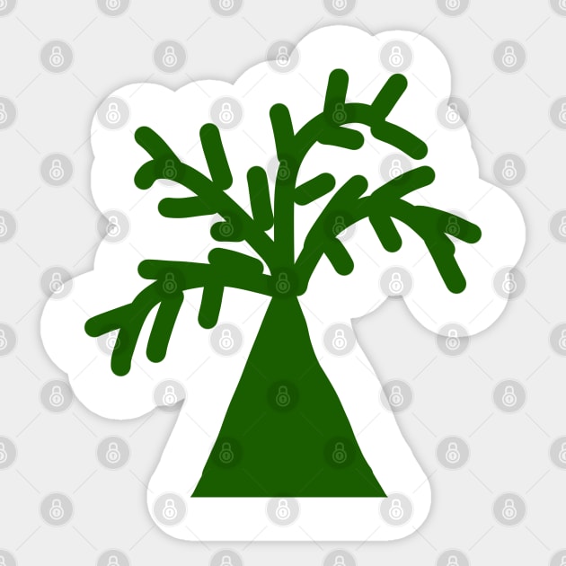 green coconut tree design Sticker by Artistic_st